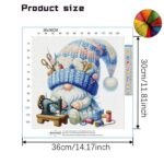 Sewing Gnome Cross Stitch Kit