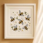 Bee & Daisy Hand Embroidery Kit