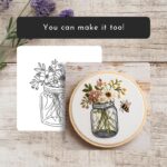 Bee & Wildflower Embroidery Kit