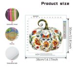 Floral Butterfly Pumpkin Cross Stitch Kit