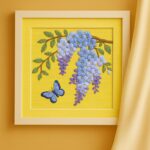 Wisteria and Butterfly Embroidery Kit