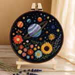 Flower Solar System Embroidery Kit