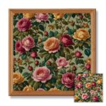 Vintage Roses Cross Stitch Kit