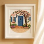 Blossom Tree Floral Embroidery Kit