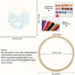 Lake and Mountain Embroidery Kit