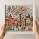 Autumn Town Cross Stitch Kit