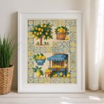 Mediterranean Lemon Tree Cross Stitch Kit