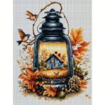 Autumn Lantern Cross Stitch Kit