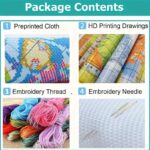 Girl with Bouquet Cross Stitch Kit