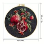 Satin Stitch Pomegranate Embroidery Kit