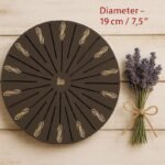 Elegant Wooden Floss Storage Box