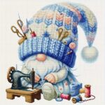 Sewing Gnome Cross Stitch Kit