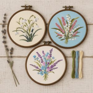 Floral Embroidery Kit