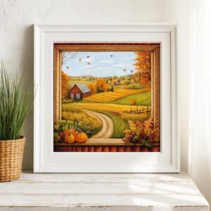 Autumn Cross Stitch Pattern