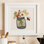 Bee & Wildflower Embroidery Kit