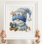 Sewing Gnome Cross Stitch Kit