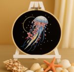 Rainbow Jellyfish Embroidery Kit