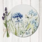 Floral Magnetic Wooden Thread Organizer Box