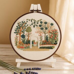 Flower Cottage DIY Embroidery Kit