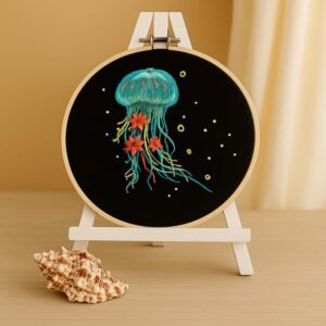 Rainbow Jellyfish Embroidery Kit