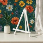 Floral Bookshelf Embroidery Kit