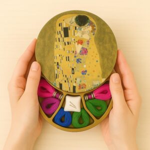 Van Gogh Wooden Floss Organizer Box