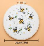 Bee & Daisy Hand Embroidery Kit