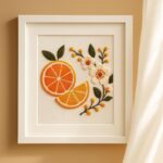 Orange Slice Embroidery Kit