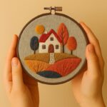 Autumn Cottage Embroidery Kit