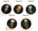 Floral Jellyfish Embroidery Kit