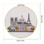 Paris Cityscape Hand Embroidery Kit