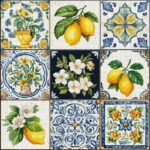 Mediterranean Lemon Cross Stitch Kit