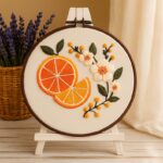 Orange Slice Embroidery Kit