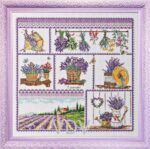 Lavender Field Cross Stitch Kit