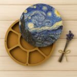 Van Gogh Wooden Thread Organizer Box