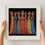 Sisters in Bloom Cross Stitch Kit