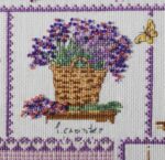 Lavender Field Cross Stitch Kit