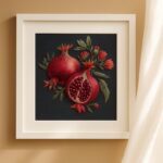 Satin Stitch Pomegranate Embroidery Kit