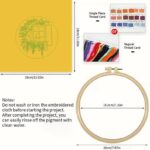 Girl on Balcony Embroidery Kit for Beginners