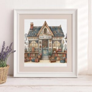 Bookstore Cross Stitch Kit