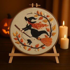 Witch Embroidery Kit