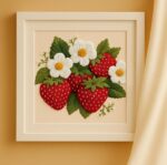 Strawberry & Flowers Embroidery Kit