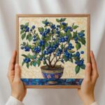 Blueberry Bush Cross Stitch Kit