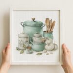 Vintage Kitchen Cross Stitch Kit