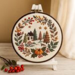 Autumn Landscape Embroidery Kit