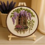 Wisteria Blossom Satin Stitch Kit
