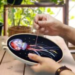 Floral Jellyfish Embroidery Kit