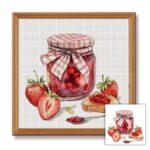 Strawberry Jam Cross Stitch Kit