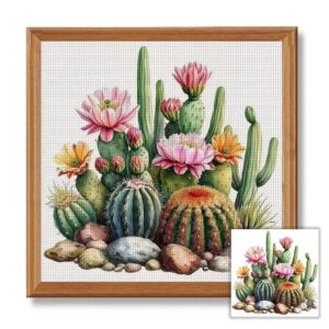 Cactus Cross Stitch Kit