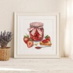 Strawberry Jam Cross Stitch Kit